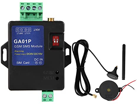 GSM strömavbrottslarm, GA01P Mini Smart Remote Power Failure Alert Skicka meddelande för 6 förinställda mobiltelefoner, kretsfel spänning krets status övervakning larm