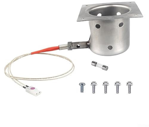 Zündset Ersatz, Porzellan-emaillierter Feuerbrenntopf & Hot Rod Zünder & Sicherung & Schraube für Zündkit Ersatzteile für Gasgrills