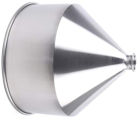 10-50L In Acciaio Inox Tramoggia, Per Impieghi Gravosi Imbuto Contenitore Di Riempimento Liquido Pasta Tramoggia Di Riempimento Macchina Di Riempimento Tramoggia Strumento Di Capacità,10L,50.5mm