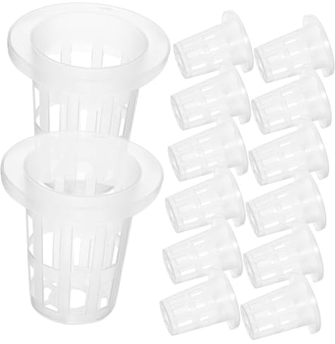 BESPORTBLE 25pièces Lot de Pots Paniers Hydroponiques pour Balcon Jardin Et Pépinière Pots Filet pour Culture Hydroponique Coupelles