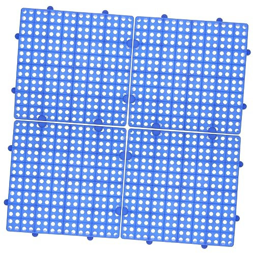 OFFSCH Dalles De Sol en Plastique pour Jardin 11 8 Pouces pour Terrasse Extérieure Installation Facile À Emboîter