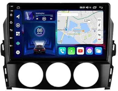 Android 14 2 Din Car Radio Stereo For Mazda MX-5 III 3 NC 2008-2015 9 Inch Touchscreen Car Radio Car Accessories Multimedia Video Player Support Wifi FM Bluetooth Steering Wheel Control(Y2 8Core 4+64G