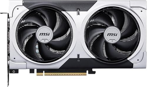 MSI NVIDIA GeForce RTX 5060 Ti 8G Ventus 2X OC Plus Carte Graphique - 8 Go GDDR7 (28 GB/s /128 Bits), PCIe 5.0 - Double Ventilateur (2 x Ventilateurs STORMFORCE), HDMI 2.1b, DisplayPort 2.1b