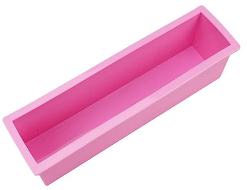 AKOOSY Silikonseifenform Rechteckig Für Diy-seifenherstellung Flexible Laibform Mit Antihaftbeschichtung Spülmaschinengeeignet Für Seife Kuchen Brot Und Mehr