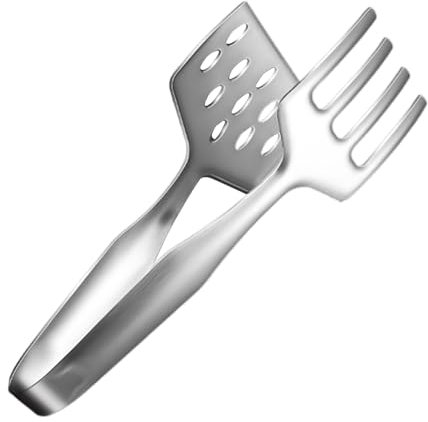 Tongles de cuisine - pinces de cuisson en acier inoxydable | Ustensiles de cuisine nettoyants faciles | Grip de poignée de poignée facile Gilling Gilling | Ustensiles de cuisine polyvalents pour grill
