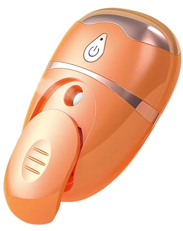 SVCEQZE Masajeador De Ojos Con Calor Y Enfriamiento,Dispositivo de Masaje Facial y Ocular | Vibración con Spray Portátil Antihinchazón 2 Modos, Herramienta para Aliviar Bolsas y Reafirmar Piel con