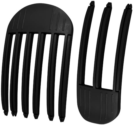 SDFWGG 2 Pezzi Clip del Volume per Capelli Pinze per Radici Senza Tracce Ideali per Acconciature Fluffy Styling con Phon Adatte a Capelli Corti e Lunghi (Nero)