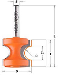 CMT Orange Tools 954,509,11 Fraise semi-circulaire hm 12 r s d 12,7 44,5