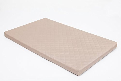 Hobbydog XXL DMABEZ3 Delux Beige (103 X 63 cm) Slim Matratze Hund Katze Schlafplatz Hundekissen Kissen Hundehaus Haustier Tier Hause XXL Dmabez3, XXL, Beige, 600 g