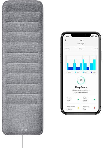 Withings Sleep - Sleep Tracking Pad Under The Mattress With Sleep Cycle Analysis