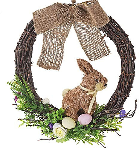matrasa Türkranz Osterhase - Osterdeko Türdekoration Ostern - 32 cm - Türdeko Hängedeko Variante 3