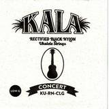 Kala KU-RN-CLG - Set de cuerdas para ukelele (nailon, bajo peso), color negro