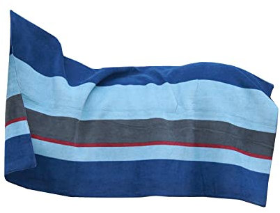 Kentucky Horsewear - Fleecedecke - Schwer - Marinegrau gestreift - Schwer - 210x200cm