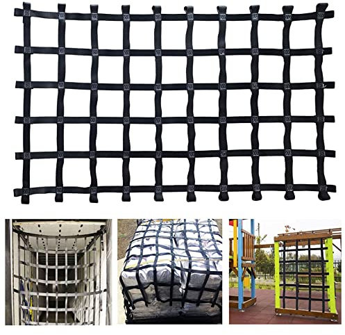Splenlife Kletterseil für Kinder, maßgeschneiderte Größe, Baumhaus-Zubehör, Outdoor-Schaukel-Set für Erwachsene, Seil, Brücke, Klettern, Gurtband, Hängematte, Sicherheitsnetz, Paletten-Cargonetz