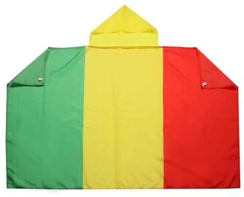 AZ FLAG Mali-flagga - 150 x 90 cm - Malisk flagga cape 100% polyester med integrerade ärmar - Body Flag - 80 g