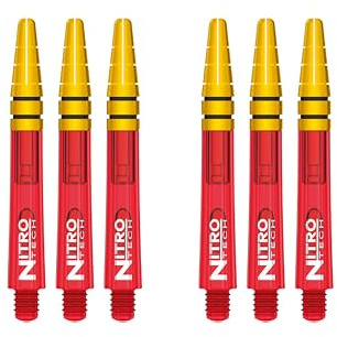 RED DRAGON Nitrotech Intermediate Dart-Stiele - 2 Sets pro Packung (insgesamt 6 Stiele)