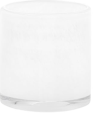 blomus Vindljus -SAGA ljushållare av glas (L, vit)
