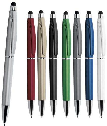 Hole Gadget ® | Penne Personalizzate Touch Pubblicitarie con Scritta e Logo Ideali come Gadget Personalizzati Promozionali per Aziende, Fiere Omaggio a Clienti, Matrimonio Compleanno PD090 (400)