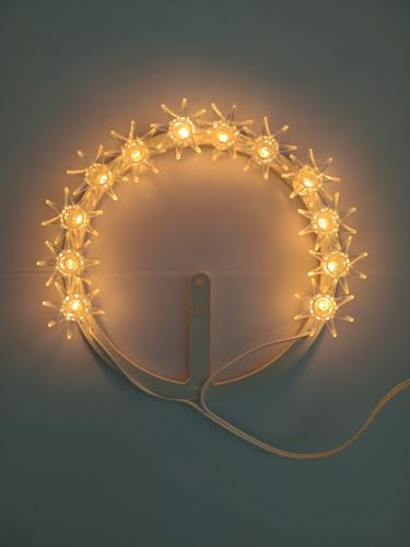 Generico CORONCINA AUREOLA LUMINOSA ELETTRICA PER MADONNINA VOTIVA Ø10