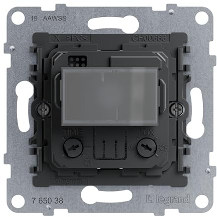 LEGRAND, Seano 765038 Insert de détecteur de Mouvement à 3 conducteurs, Zone de détection 170°, avec Commande Manuelle, 2000 W, portée de détection Variable : Max. 8 m