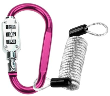 Obotsnoi Combination Password Code Lock Padlocks For Suitcase Luggage Aluminum Alloy Locks 3 Digit Resettable Lock Carabiner