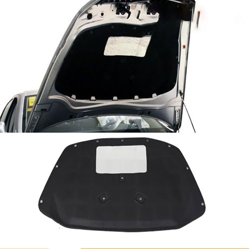Coussin d'isolation phonique pour Capot Avant de Voiture pour Skoda Octavia 2007-2015, Housse insonorisée en Coton, Accessoires extérieurs