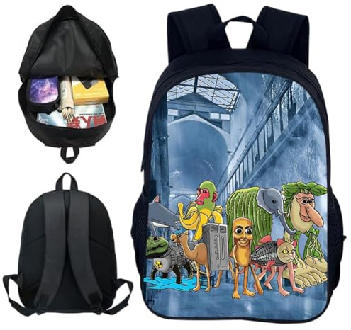 Mochila Infantil, Italian Brain Mochila Escolar para Niños,Escolar de Dibujos Animados en 3D Mochila Cartoon Mochila Adecuada para Niños y Adolescentes (40×30×13cm)