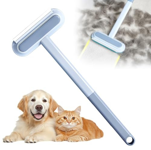 Pet Hair Remover,Pet Hair Removal Tool for Furniture,4-in-1 Multifunctional Hair Removal Brush,Dog Cat Hair Cleaner Brush,Reusable Pet Hair Remover for Carpet Car Glass (1PCS)