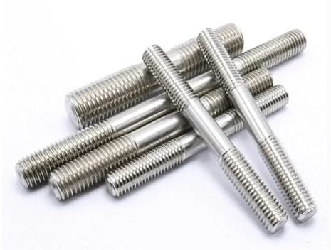 Doppelendige Stiftschrauben, Packung mit 10 M6/M8-Doppelgewindebolzen GB901 304 Edelstahl 30–90 mm(80mm,M8)