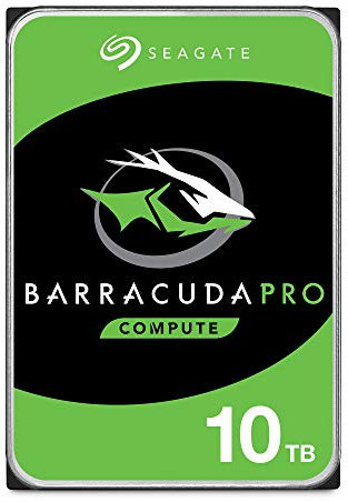 Seagate BarraCuda Pro 10TB Internal Hard Drive HDD – 3.5 Inch SATA 6 Gb/s 7200 RPM 256MB Cache for Computer Desktop PC - Amazon Exclusive - Frustration Free Packaging (ST10000DMZ004)