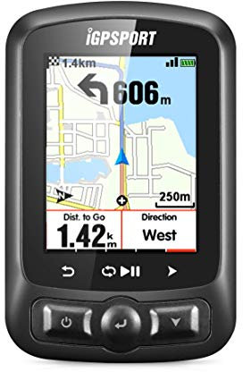 iGPSPORT iGS620 GPS Cycling Computer Compatible with ANT+ Wireless Bicycle Computer SMS & Call Notification Map Navigation Waterproof IPX7(Support Heart Rate Monitor & Cycling Sensor)
