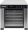 electriQ Stainless Steel Digital Food Dehydrator and Dryer with 6 Shelves, 48 Hour Timer, 35-75C Temperature Setting, 650W, BPA Free for Fruit/Veg/Meat/Herbs/Seeds