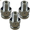BricoLoco.com Purgador AUTOMÁTICO radiador calefacción. Pack 3 uds. Llave de purga para radiador con válvula de salida con tapón ciego sin tornillo, al ser automático. Rosca macho 1/8”. (3)