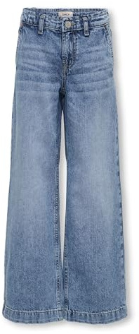 Kids ONLY Damen Kogcomet Wide Leg DNM Mat085 Noos, Medium Blue Denim, 152 EU