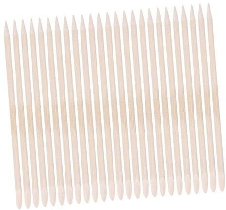 OATIPHO Kit Compatto per Manicure 150 Bastoncini in Legno la Cura delle Cuticole, Manutenzione Delicata e Borsetta da Viaggio per Uso Domestico e Professionale