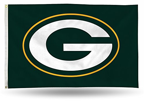 Rico Industries NFL Football Green Bay Packers Green Banner Flagge, 91 x 152 cm