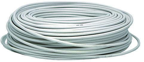 Rotolo di cavo coassiale per antenna TV - Satellite-Digitale Terrestre | Colore: bianco | Lunghezza: 100 metri | Cofan 51002131