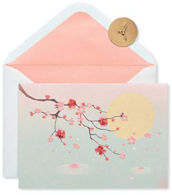 Papyrus Blank Mother's Day, Thinking of You Card (Cherry Blossoms)