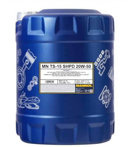 MANNOL TS-15 SHPD 20W-50 10 L