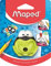 Maped - Anspitzer Croc Croc Signal – Anspitzer mit Tank – für Kinder ab 3 Jahren – verspielt & innovativ – Froschform – 1 Loch – Grün