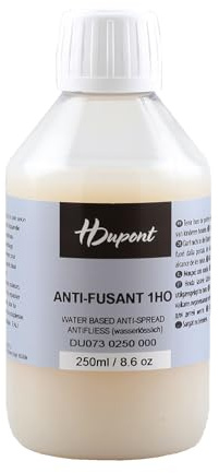 H DUPONT DU0730250000C - Un antifusorio 1HO a base de agua - Botella de 250 ml - Detener la difusión de pintura sobre la seda - Sin disolventes