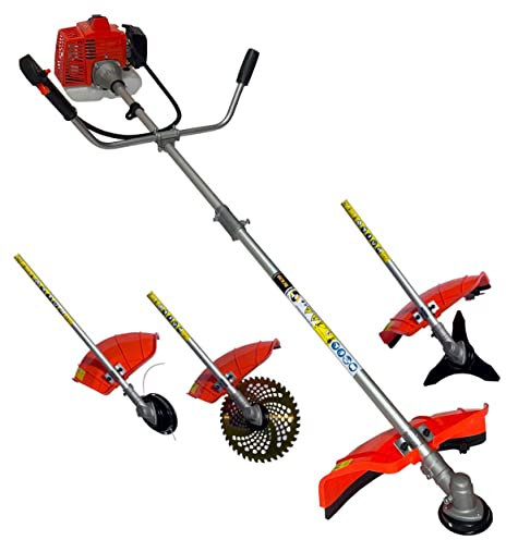 DESBROZADORA GASOLINA DE 63CC, 3,4 CV, BARRA PARTIDA