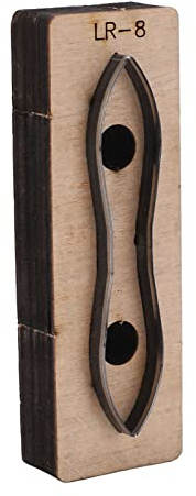 Troquel de Corte de Cuero de Bricolaje, Troqueles de Corte de Metal para Manualidades, Molde Troquelado de Cuero para Fabricación de Joyas y Artículos de Bricolaje (LR-8)