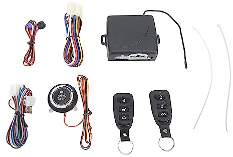 de Alarma de Coche de Entrada sin Llave DC12V Kit de Parada de Arranque Remoto del Motor Botón de Arranque Remoto de Alarma de Seguridad del Coche Solución