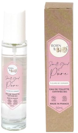 Born to bio - Eau de toilette certifie bio - Fleurs de Cerisier - 50ml