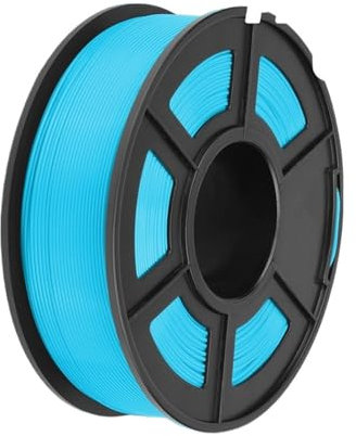 HWWEI 1 kg PLA PLUS Filament 1.75MM Odorless 3D Printrer Extruder No Clogging Bright Color Good Toughness (Farbe : PLA PLUS-CYAN)
