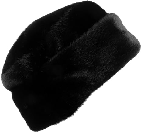 CATIEBYE Russische Pelzmütze Komfortabel und Geeignet für Outdoor Arbeiten für Herren aus Kunstpelz Eleganter Vintage Stil Warme Mütze für Kalte Wintertage