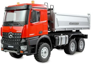 Amewi Mercedes-Benz Arocs Kipper 6x6 1:14 RTR rot, RC ferngesteuert LKW Modell