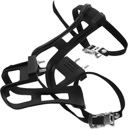 HANABASS 1 Paar Fahrradpedal-zehenclips Nylon-zehenclip-Gurte Für Rennräder Und Mit Reflektierendem Loch Für Mehr