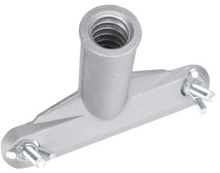 DIYEAH Roller Brush Adapter Aluminium Alloy Silver Threaded Connector